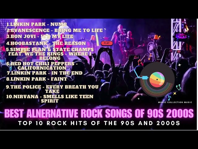 🎸Top 10 alternative rock hits of the 90s and 2000s🎼 #rock