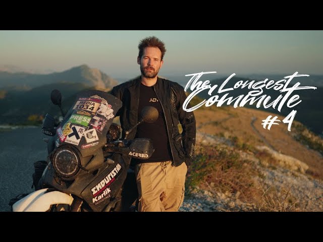 The Longest Commute #4 Honda Transalp 700 rally racing Illyria Raid