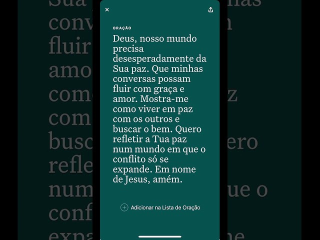 Oração: Seja um Instrumento da Paz de Deus