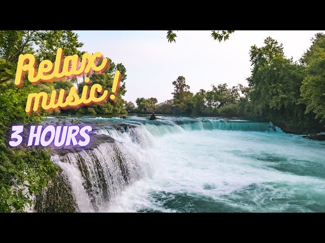 The best relaxing and meditation music for deep sleep with waterfall