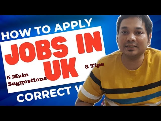 How To Find Jobs In UK directly from India || UK JOB Search Tips || UK Sponsorship Job