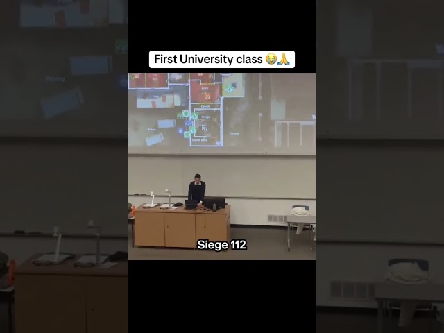 Imagine taking a university class to study Rainbow Six Siege ☠️#rainbowsixsiege #r6siege #gaming