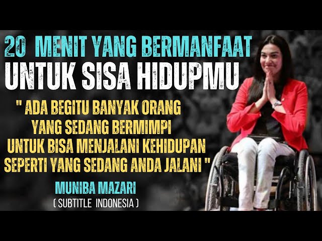 Inspirasi hidup dari 'Wanita Besi' Pakistan - Muniba Mazari subtitle Indonesia