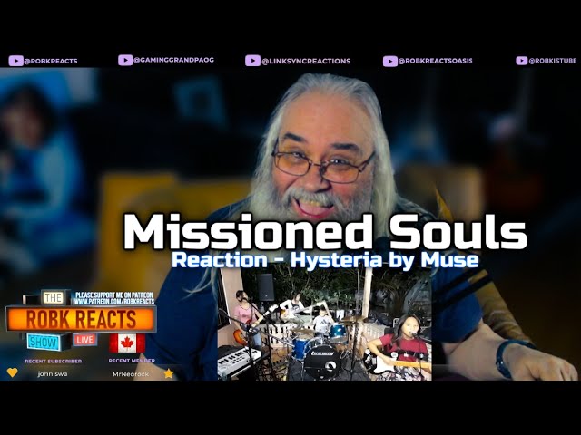 Missioned Souls Reaction - Hysteria by Muse  - Requested - a family band cover