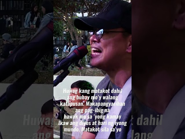 Eraserheads — Huwag Kang Matakot cover with lyrics by Harold Lumandaz of The Stereo at Burnham Park