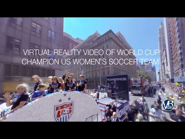 US Women's Soccer Team in 360° VR Video. - VRVideo.TV