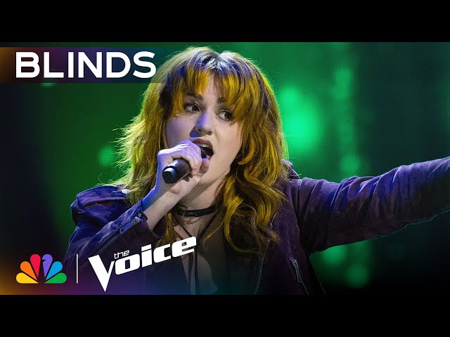 Carmela Chases Her Dream Performing Audioslave's "Like a Stone" | The Voice Blind Auditions | NBC