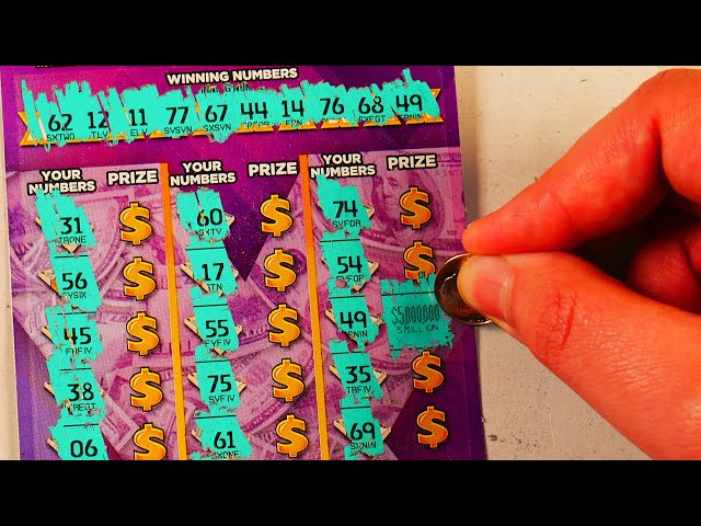 $5,000,000 Lottery Ticket Scratcher JACKPOT! 100x The Money!