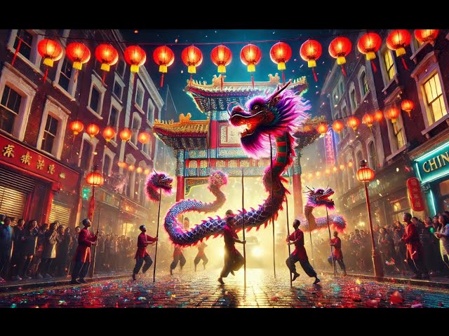 Chine New Year & London Chinatown Celebrations 4K 2025/ Çin Yeni Yılı Kutlamaları Londra 2025 4K