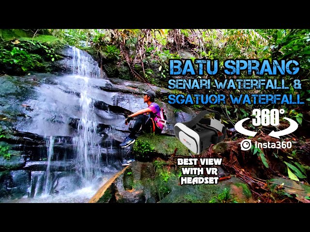 VR 360 Views of Senari Waterfall & Sgatuor Waterfall | Kampung Sadir (2022)