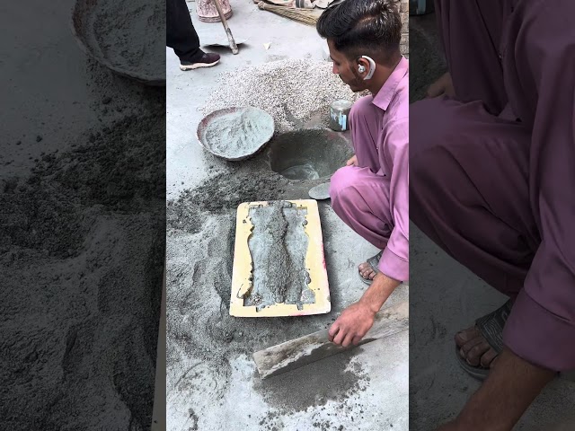 How to make cement project Are Made #concrete #craft#skills#youtubeshorts