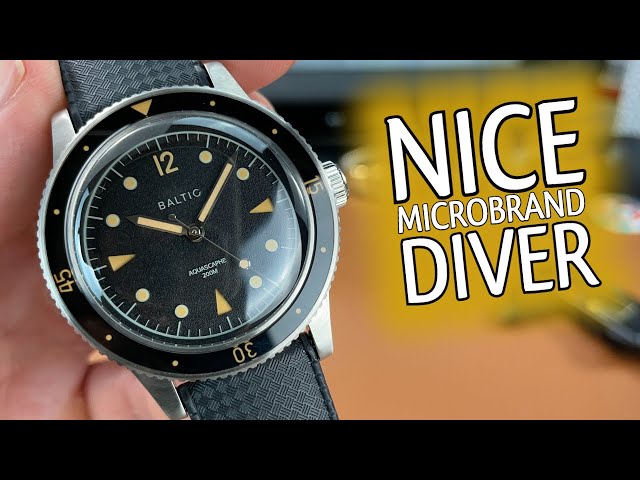 BALTIC Aquascaphe 200m Vintage Inspired Dive Watch | Overview