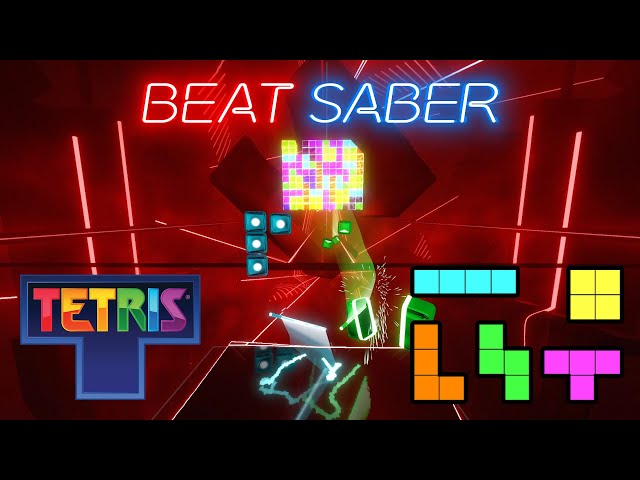 Tetris, but in Beat Saber!