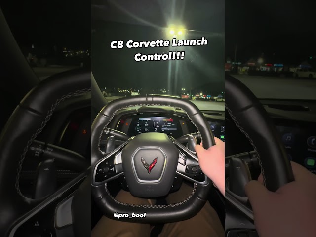 C8 Corvette Launch Control!!!