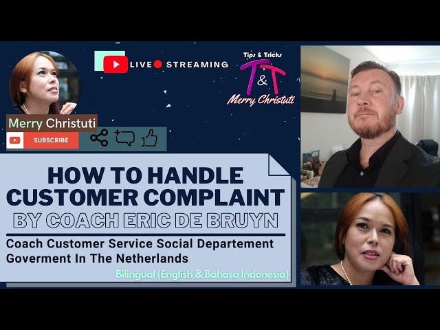 [🔴Live]How To Handle Customer Complaint by Coach Eric de Bruyn - Belanda