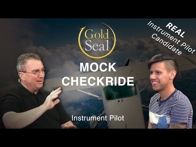 REAL Student Takes Instrument Mock Checkride