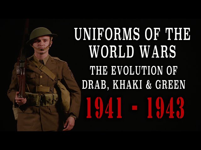 “American Uniforms of the World Wars - The Evolution” 1941-1943 (4K)