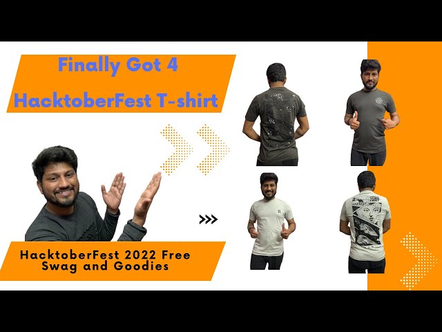 Finally✌️ Got Both Colour HacktoberFest T-shirt 🔥 | Hacktoberfest swag🥳 | Hacktoberfest goodies 2022