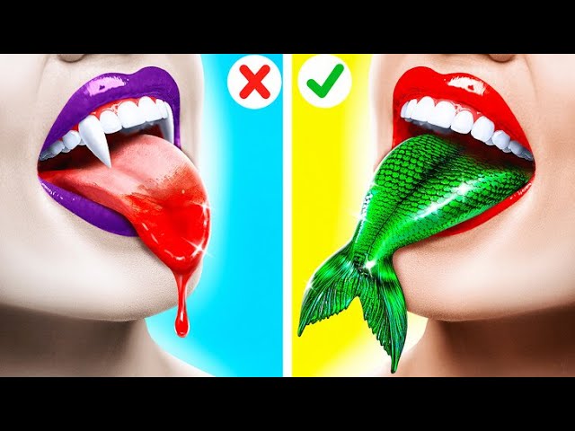 Vampire Pregnant vs Mermaid Pregnant! Funny Pregnancy Moments and Cool Hacks by Rocketmons!