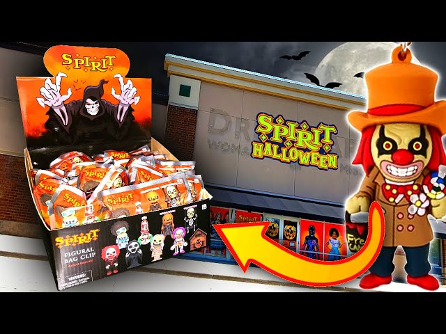 OPENING SPIRIT HALLOWEEN 2022 ANIMATRONICS BLIND BAGS MYSTERY PACKS BAG CLIPS KEYRINGS UNBOXING