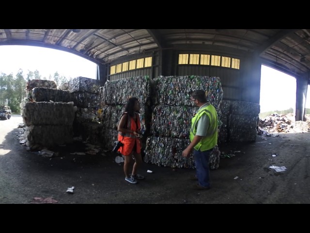 360° Look Inside a Recycling Center