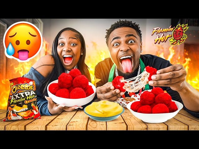 HOW TO MAKE FLAMIN HOT CHEETOS BOUDIN BALLS! DIY | COOKING WITH THE EMPIRE FAMILY