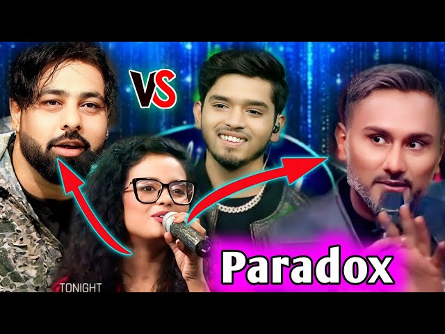 Paradox ✖️ honey Singh 🆚 badshah new Indian idol season 15 😱🔥