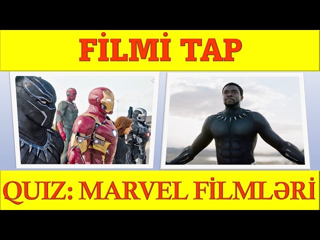 Bu Fraqmentlər Hansı Filmdəndir? Marvel Filmləri I Filmin adını təxmin et