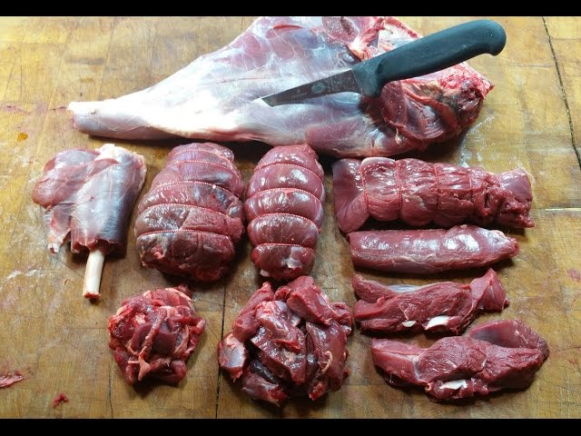 How To Butcher A Haunch Of Venison. #SRP