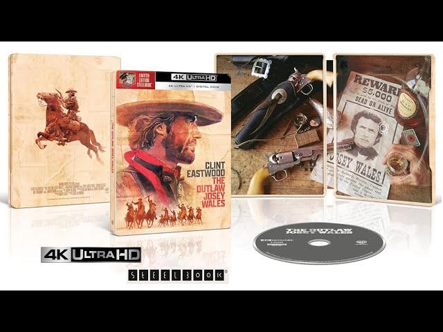 The Outlaw Josey Wales [4K UHD Steelbook & Standard Edition U.S & U.K] Clint Eastwood