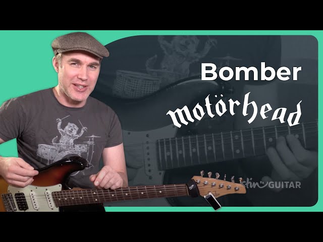 How to play Bomber by Motorhead | Easy Guitar Lesson