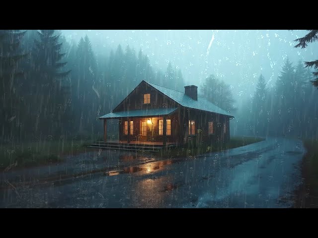 Rain Sounds for Sleeping - Sound of Heavy Rain for Sleep Therapy: Beat Insomnia, Focus, Relax, ASMR