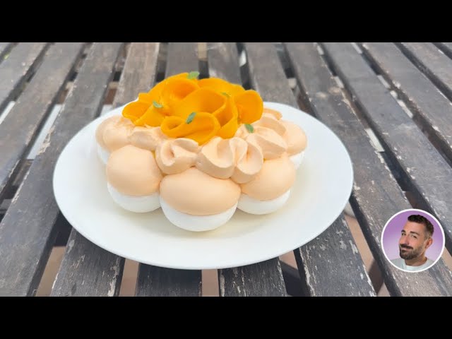 PAVLOVA DE MANGO. FÁCIL, PRECIOSA Y DELICIOSA!