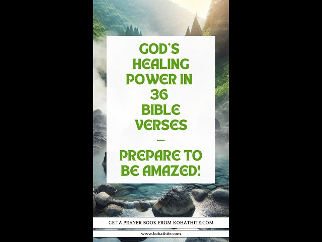 God’s Healing Power in 36  Bible Verses — Prepare to Be Amazed #jesushealing #motivation #God #Tips