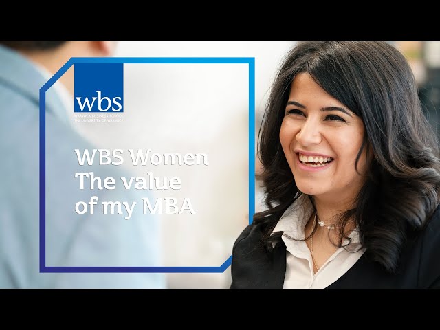 WBS Women - The value of my MBA