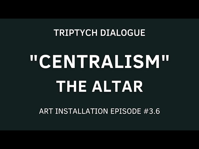 Art Installation in Pecos NHP Mission, NM, "Centralism" The Altar, Episode #3.6