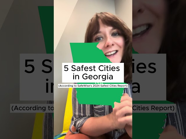 Safest Cities in Georgia 2024 #shorts #georgia #safecity