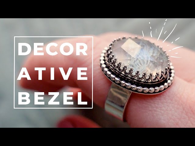 How to make a decorative bezel for cabochon | Pickling solution and preventing fire scale