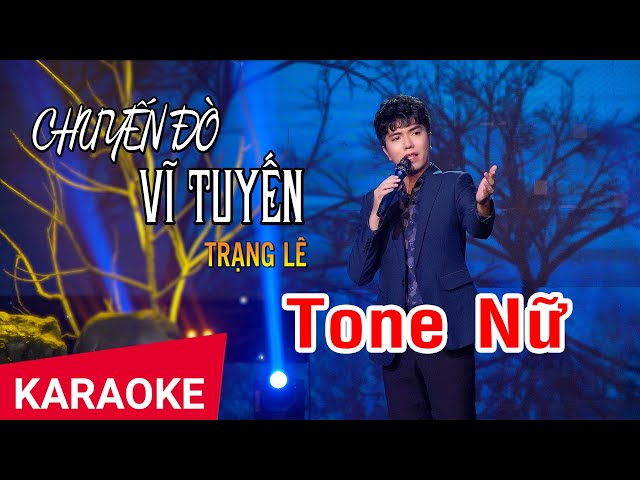 Karaoke Chuyến Đò Vĩ Tuyến Tone Nữ | Trạng Lê | Nhan KTV