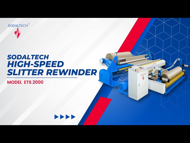 High Speed Paper Slitter Rewinder | ETS 2000