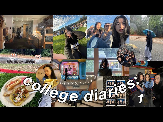 college diaries 1 .ೃ࿐ | ucsc, 1st year, welcome week, exploring campus, food, & haul!