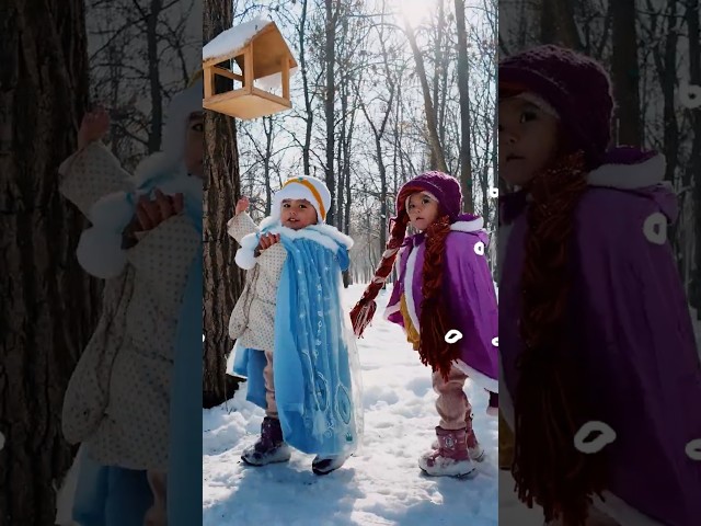 Kids Help Hungry Birds in Winter! 🐦💙