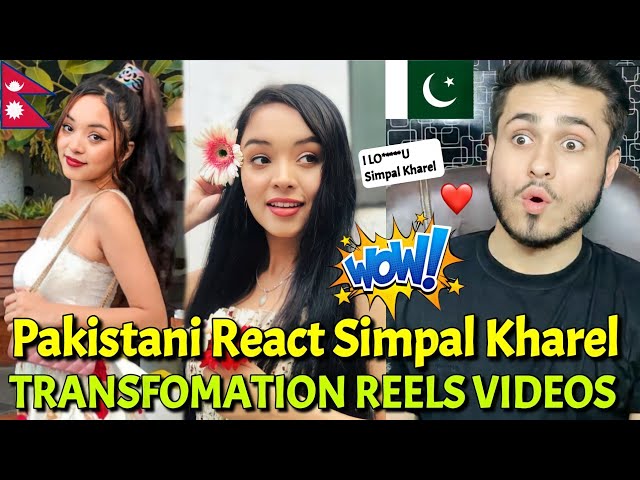 Pakistani Reaction On Beautiful Nepali TikToker Simpal Kharel Transitions REELS VIDEOS |Rk ReActions