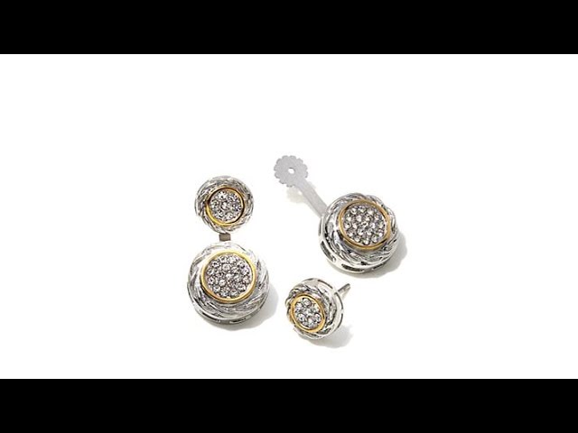 Emma Skye Jewelry Designs Crystal Studs   Ear Jackets