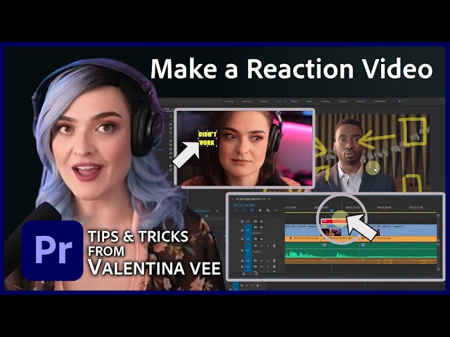 How to Make a GREAT Reaction Video! | Tips and Tricks Tuesday with Valentina Vee | Adobe Video