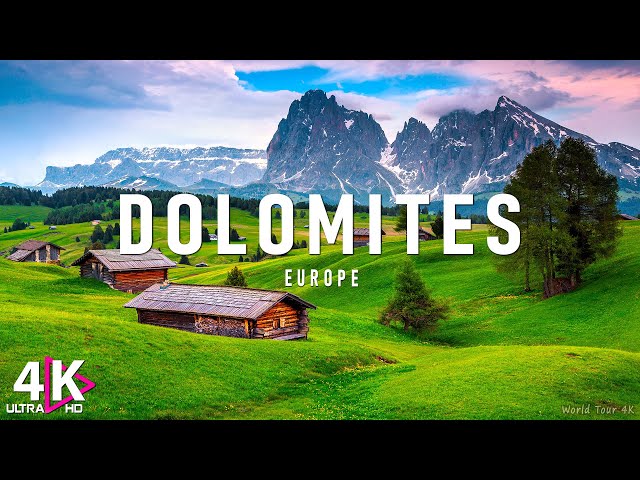 DOLOMITES - Italy Relaxation Film 4K - Peaceful Relaxing Music - Nature 4k Video UltraHD