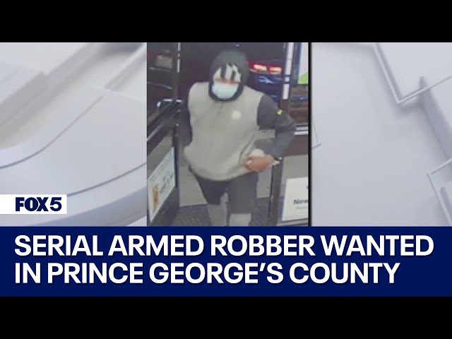 Armed robbery suspect targeting Prince George's County businesses | FOX 5 DC