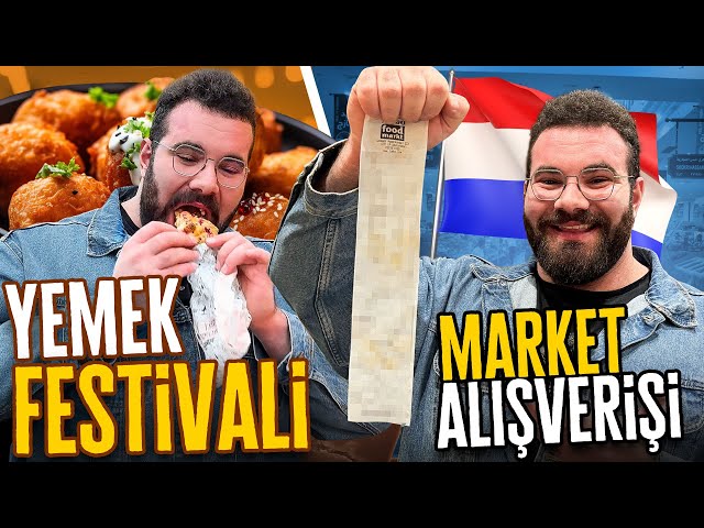 Eating EVERY Food In The Christmas Fair! 🇳🇱