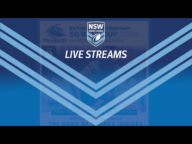 NSWRL 2024 - UNE SG Ball Cup Round 3 Live Raiders vs Sharks