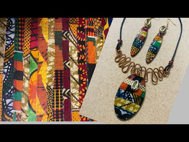 Design and Create Jewelry with African Print Fabric